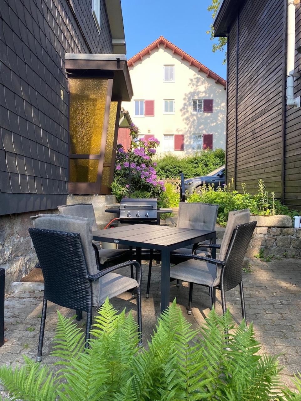 Townhouse Am Kurpark - Top Bewertet Von Familien! Ruhig, Zentral - Mit Terrasse, Parkplatz, Wallbox, Grill, Und Inklusive Waeschepaket Braunlage Ngoại thất bức ảnh